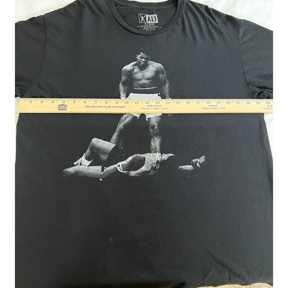 Men's Short Sleeve Cotton T-Shirt Crew Neck Muhammad Ali Boxing Ring Size XL - Picture 5 of 8